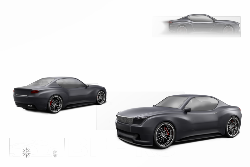 Karosserie Fahrzeug Studie