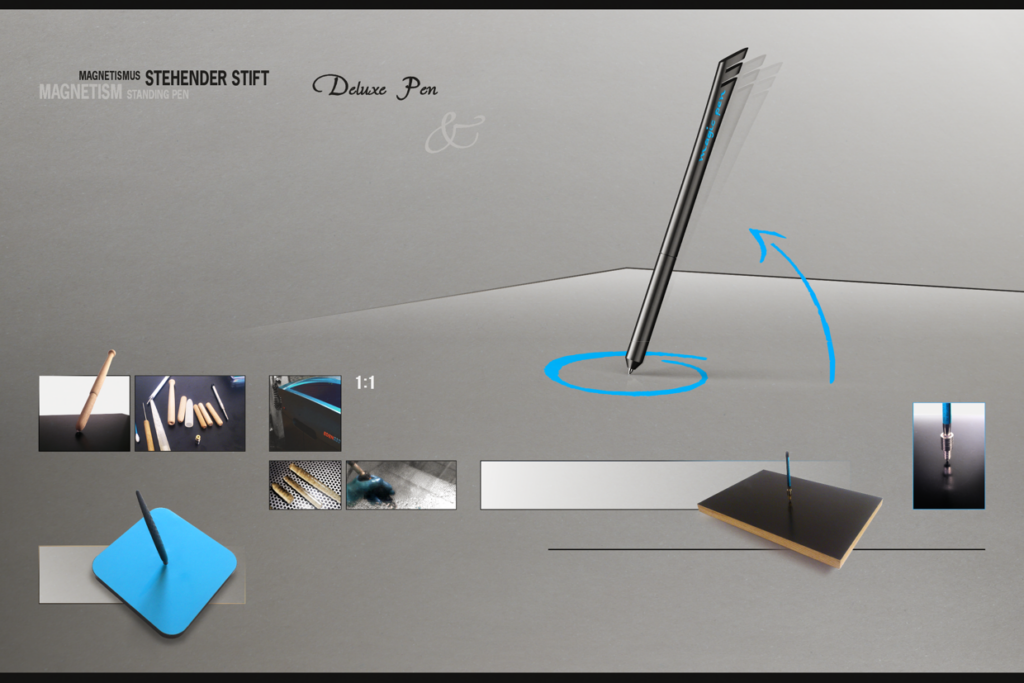 Magnetismus stehender Stift_a