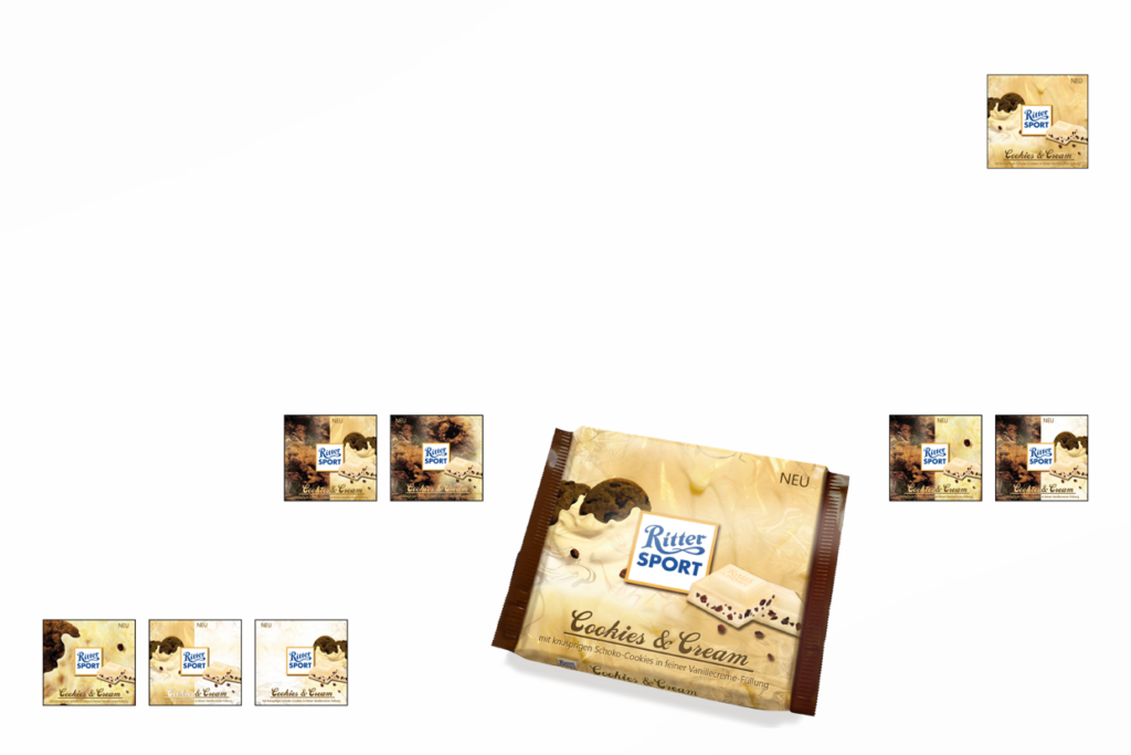 Neue Schokoladen Verpackung